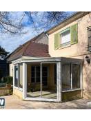 Veranda Vitrée avec Profilés en Aluminium