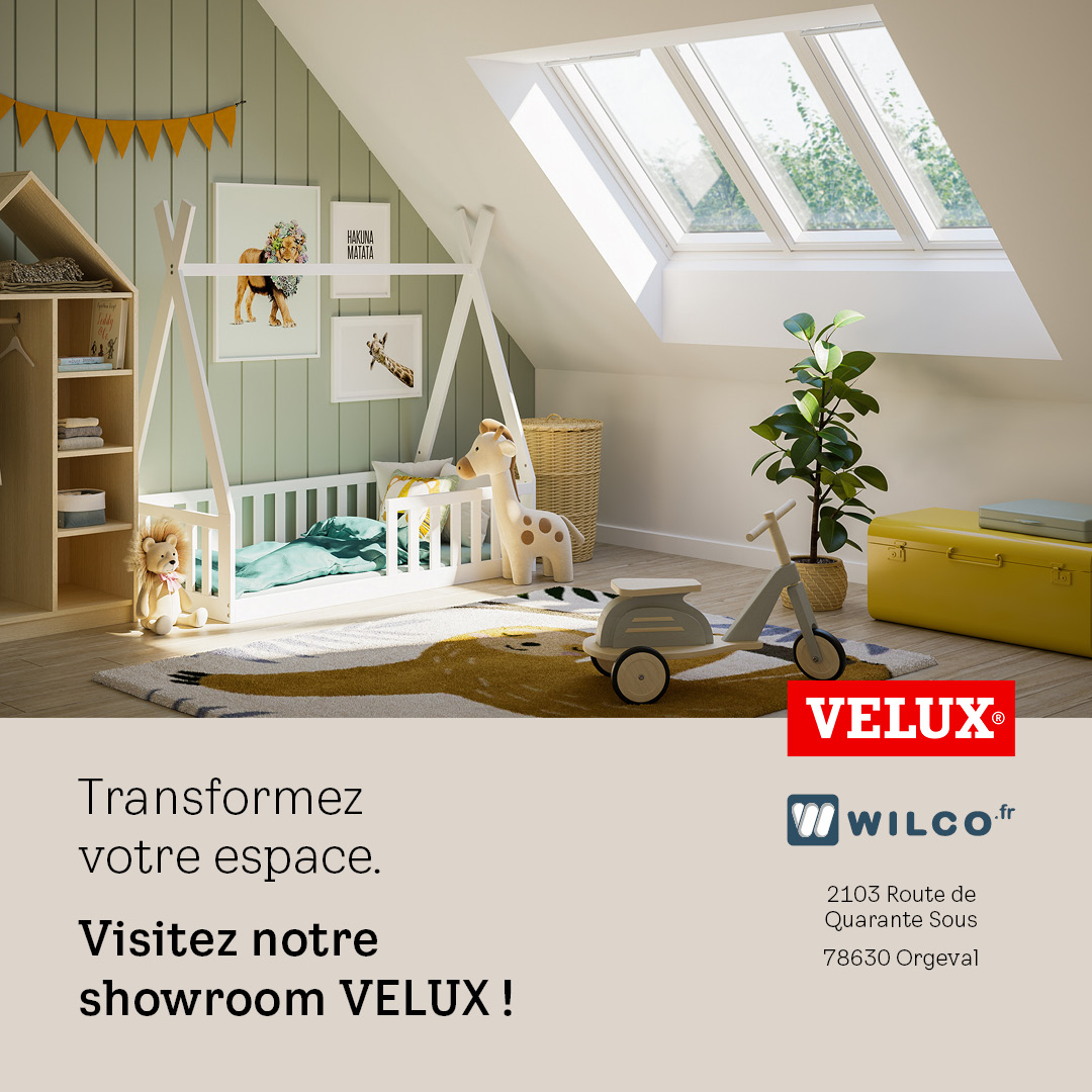 Fenêtres de toit : installation velux dans une chambre d'enfant. Wilco Yvelines 78