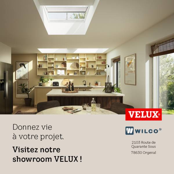 Fenêtres de toit : installation velux dans la cuisine. Wilco Yvelines 78